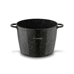 Garnek ceramiczny wysoki Konighoffer Kingstone 6,85 l okrągły z aromatyzerem i 2 nakładki