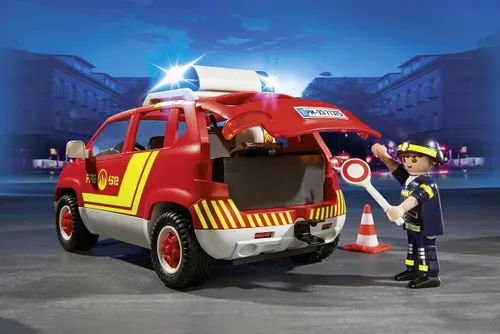 Набор фигурок Playmobil City Action 71375 Машина начальника пожарной охраны