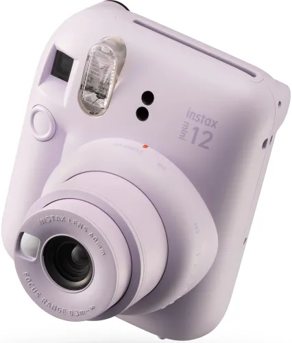 Aparat FUJIFILM Instax Mini 12 Fioletowy Pokrowiec + Album + Ramki + Sznurek + Klamerki