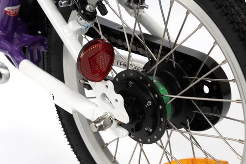 Rower dziecięcy KARBON Superlight Automatic 16 cali dla chłopca Fioletowy