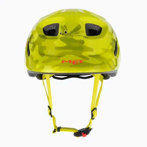Kask rowerowy dziecięcy MET Hooray lime chameleon glossy