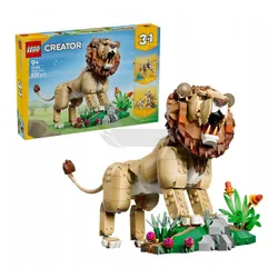 LEGO Creator 3w1 31386 Dzikie zwierzęta: Dumny lew, zestaw klocków 9+