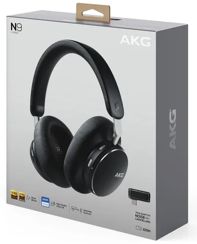 Słuchawki nauszne AKG N9 Hybrid ANC Czarny