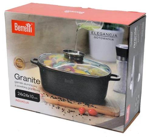 Garnek BERRETTI Granite BR-2134 24 x 24 cm
