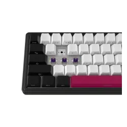 Klawiatura mechaniczna Lorgar KBP70MW Toxic Purple Czarno-czerwony