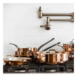 DE BUYER Inocuivre Tradition Standard 24 cm miedziana - patelnia miedziana