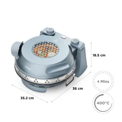 Piec do pizzy Kenwood My Pizzeria KPO10.000GY 1500W Regulacja temperatury 30cm