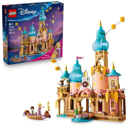 LEGO 43297 Disney: Замок Рапунцель, набор кубиков 6+