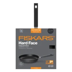 FISKARS Hard Face 30 cm czarna - patelnia nieprzywierająca