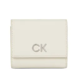 Женский кошелек Calvin Klein Re - Lock Trifold Xs K60K611094 DK Ecru PC4