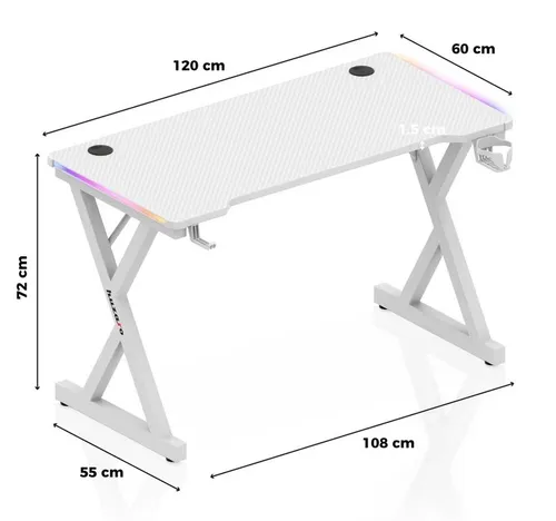 Huzaro Hero 2.3 RGB White