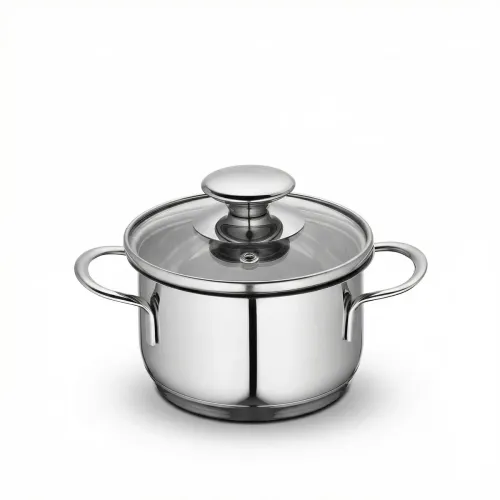 KUCHENPROFI Mini 0,65 l - garnek ze stali nierdzewnej z pokrywką