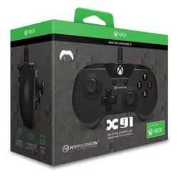 Геймпад Hyperkin X91 Wired Controller Black для Xbox, ПК - проводной