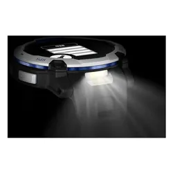 Smartwatch GARMIN Instinct 3 50mm Solar Biały + pasek czarno-niebieski