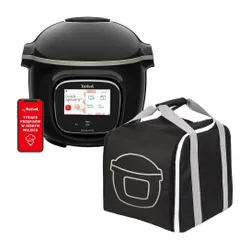 Multicooker TEFAL Cook4Me Touch CY9128 (Wi-Fi) + Torba transportowa TEFAL XA607800 Cook4Me oraz dostępem do ponad 1000 darmowych przepisów
