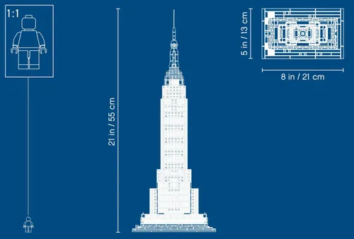 Конструктор Lego 21046 Architecture - Эмпайр-стейт-билдинг