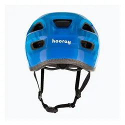 Kask rowerowy dziecięcy MET Hooray blue monster glossy