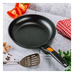 TESCOMA Smartclick 28 cm czarna - patelnia nieprzywierająca z odpinaną rączką