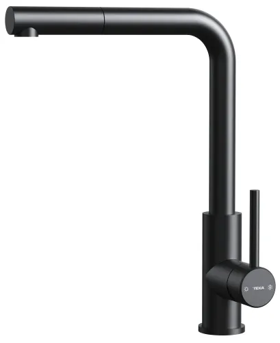 Bateria Teka UNI 9331 BK 5L Czarny mat Stal szlachetna