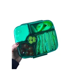 Lunchbox głęboki 5-komorowy Yumbox Go Bento Box - lima green