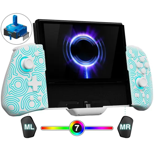Kontroler FUNLAB Luminpad Gripcon Switch Zonai White do Nintendo Switch