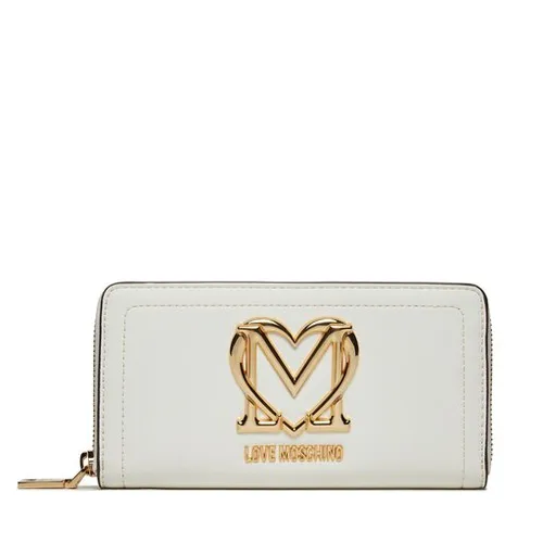 Большой женский кошелек LOVE MOSCHINO Jc5721pp0hkg0120 Offwhite