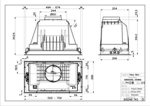 Okap Faber Inka Lux Smart EV8 X 52 Inox