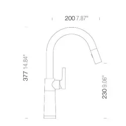 Bateria Schock SC-520 555120 Magnolia Mosiądz