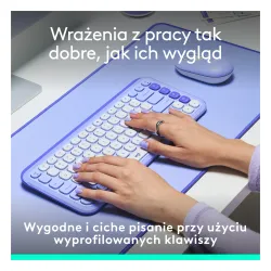 Klawiatura membranowa Logitech POP Icon Keys Fioletowy