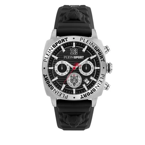 Plein Sport Wildcat PSGBA0623 Black Guilloché Saati