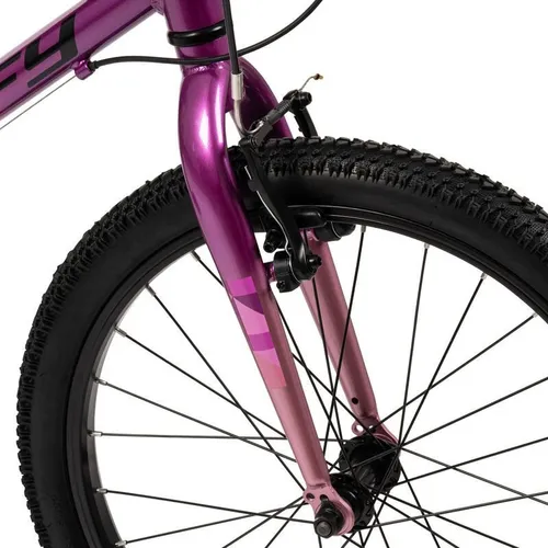 Rower dziecięcy HUFFY Literide Junior 20 cali dla dziewczynki Różowo-fioletowy