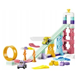 LEGO Duplo 10478 Kreatywne rampy 3 w 1 z pojazdami, zestaw klocków 3+