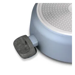 Patelnia nieprzywierająca z dwoma uchwytami i pokrywką STARKE PRO DOUBLE 28 cm