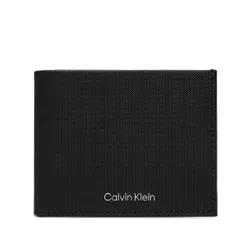 Большой мужской кошелек Calvin Klein CK Must Bifold 6cc с Биллом K50K511383 CK Black Pique BEH