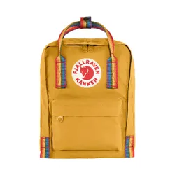 Plecak miejski Fjällräven Kanken Rainbow Mini 7 l ochre/rainbow pattern