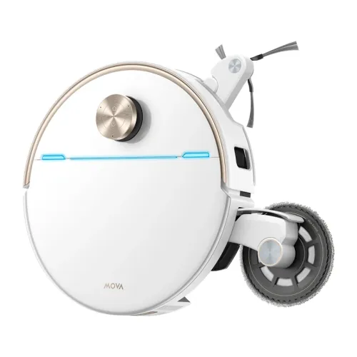 Robot sprzątający Mova V70 Ultra Complete Funkcja mopowania Stacja oczyszczająca Tworzenie mapy pomieszczenia 69dB Funkcje AI Biały