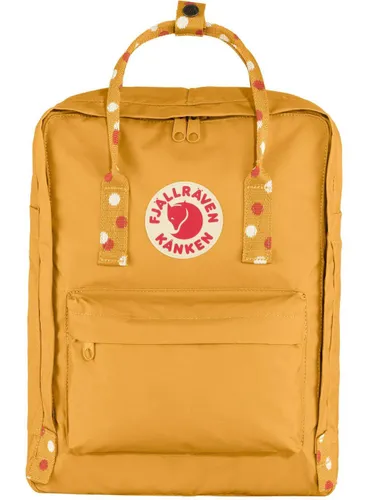 Fjallraven Kanken-ochre sırt çantası / konfeti deseni