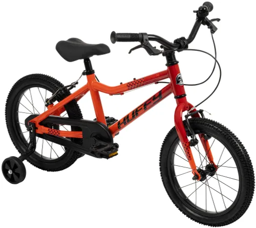 Rower dziecięcy HUFFY Literide Kids 16 cali dla chłopca Pomarańczowo-czerwony