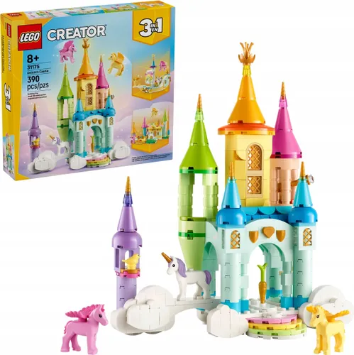 Lego zamek Creator 3w1 - klocki zamek z jednorożcem idealny na prezent