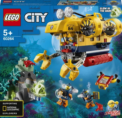 Конструктор Lego City подводная лодка исследователей океана (60264)