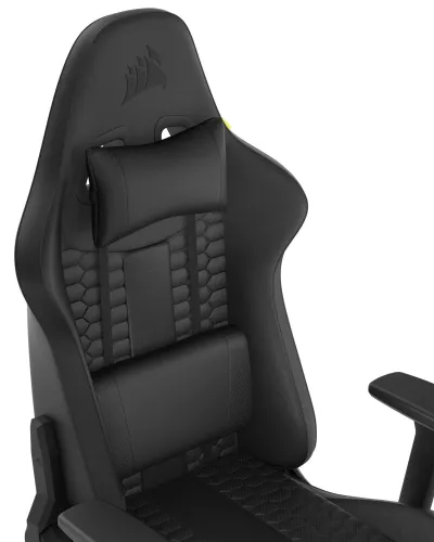 Fotel Corsair TC100 RELAXED Leatherette Gamingowy do 120kg Skóra ECO Czarny