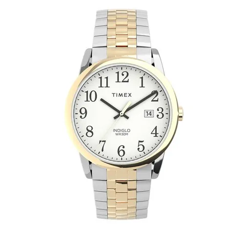 Timex Easy Reader TW2V40100 Gümüş / Beyaz Saatler