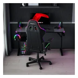Biurko gamingowe HUZARO Hero 3.6 RGB Czarny