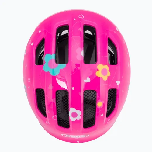 Kask rowerowy dziecięcy ABUS Smiley 3.0 pink butterfly
