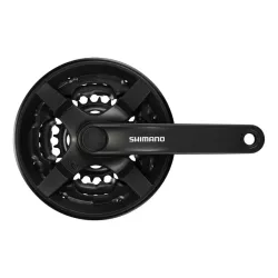 Mechanizm korbowy Shimano Tourney FC-TY301 czarny