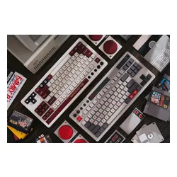 Klawiatura mechaniczna 8BitDo Mechanical Keyboard Fami Edition Kailh Box Brown V2 Brązowy