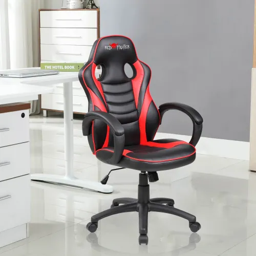 Fotel gamingowy RED FIGHTER C6 Kids Czarno-czerwony