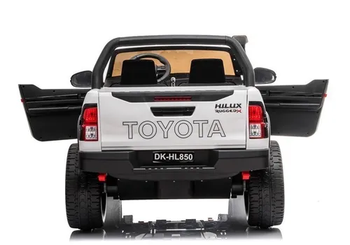 Auto Na Akumulator Dla 2 Dzieci Toyota Hilux 4X4 Pilot Eva Skóra LED Radio MP3