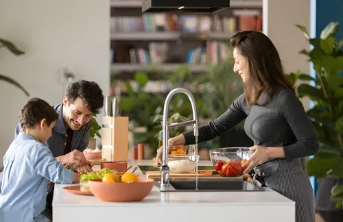 Bateria FRANKE Active Semi-Pro Spray 115.0653.407 Chrom