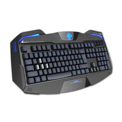 Klawiatura membranowa E-BLUE Auroza Gaming czarna Czarny